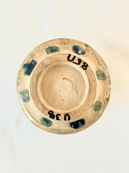 Handmade Ceramic Bellbottom Blue Mug