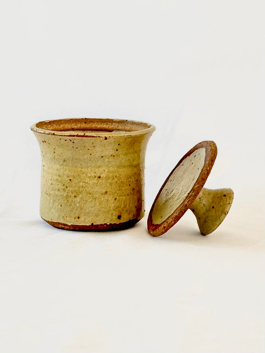 Handmade Ceramic Sugar Bowl with Lid