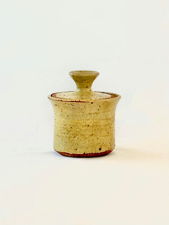 Handmade Ceramic Sugar Bowl with Lid