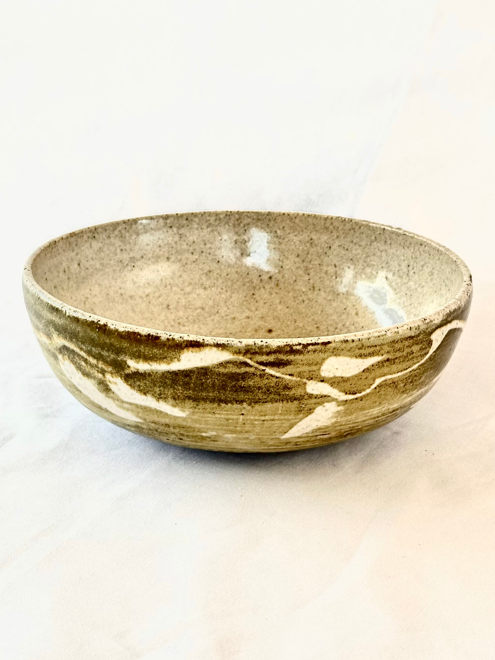 Vintage Glazed Ceramic Bowl