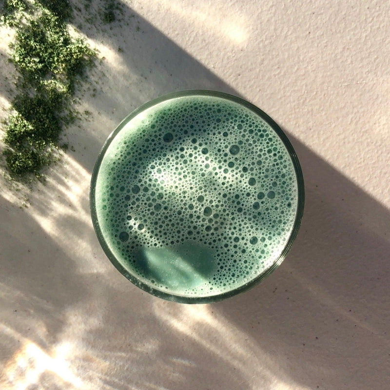 Spirulina and Tocos Latte