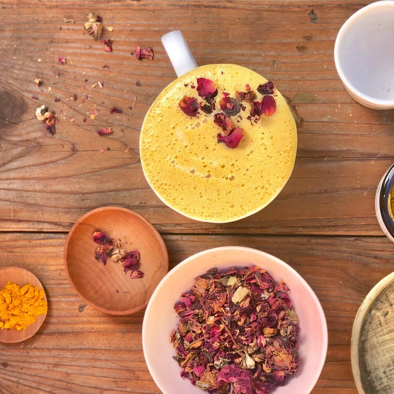 Rose Gold Turmeric Latte - Moodbeli