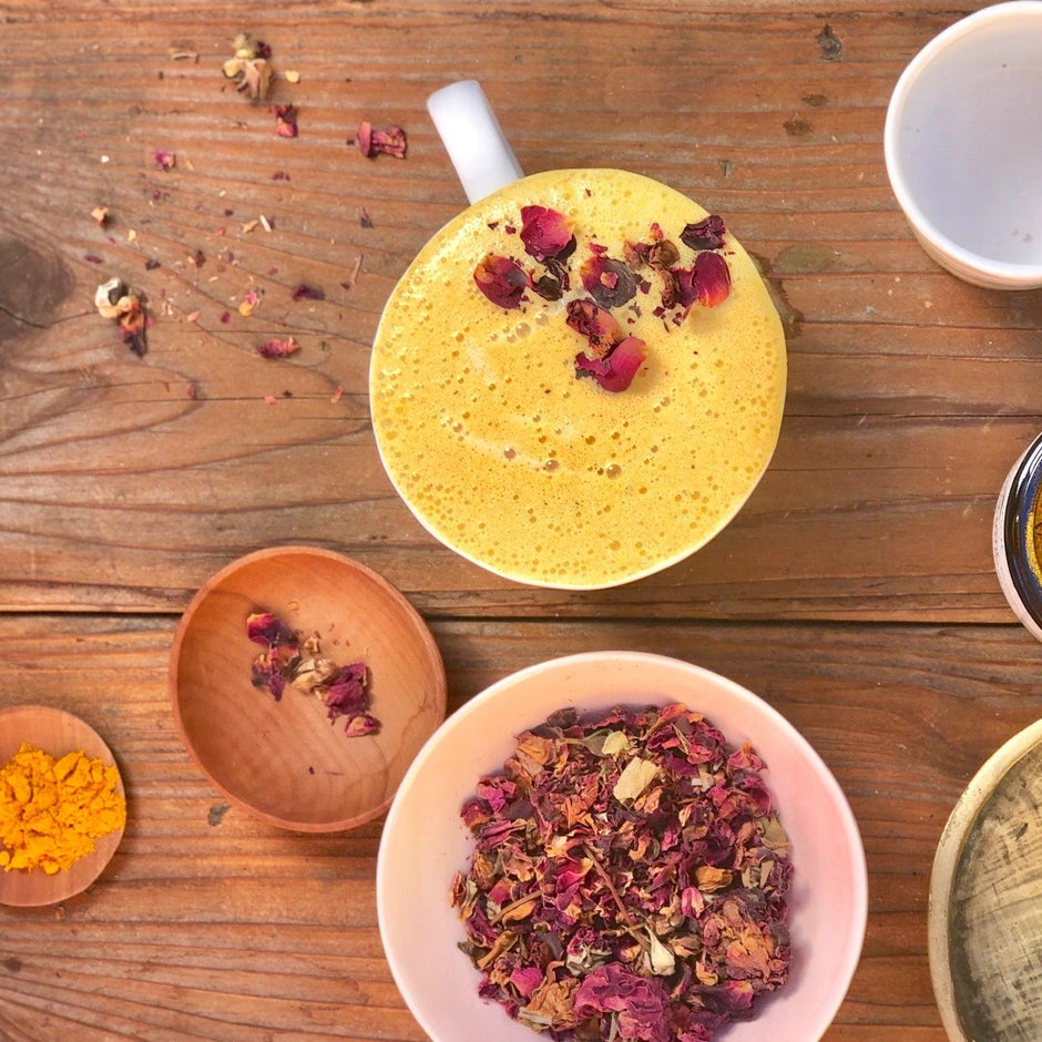 Rose Gold Turmeric Latte - Moodbeli