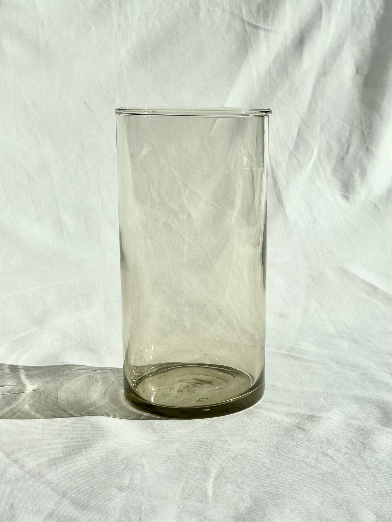 Hand Blown Smokey Vase, Large