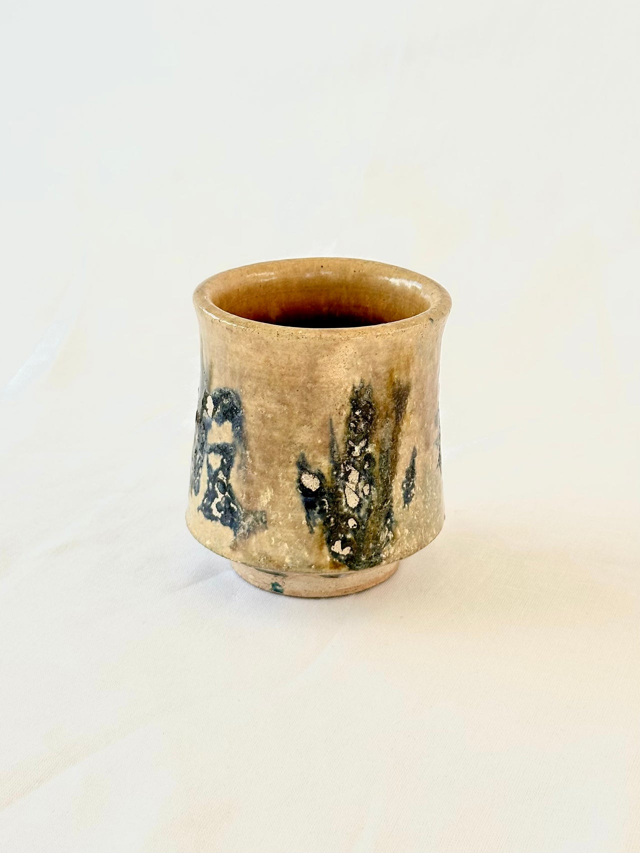 Handmade Ceramic Bellbottom Blue Mug