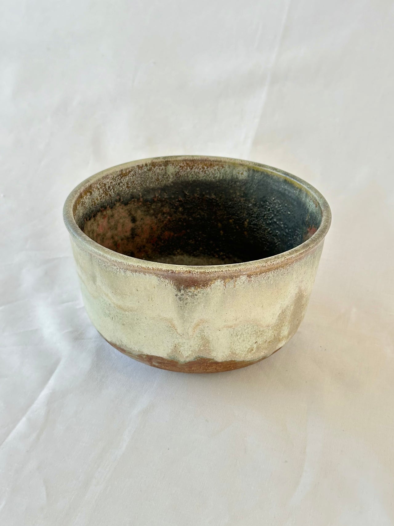 Deep Glazed Ceramic Bowl