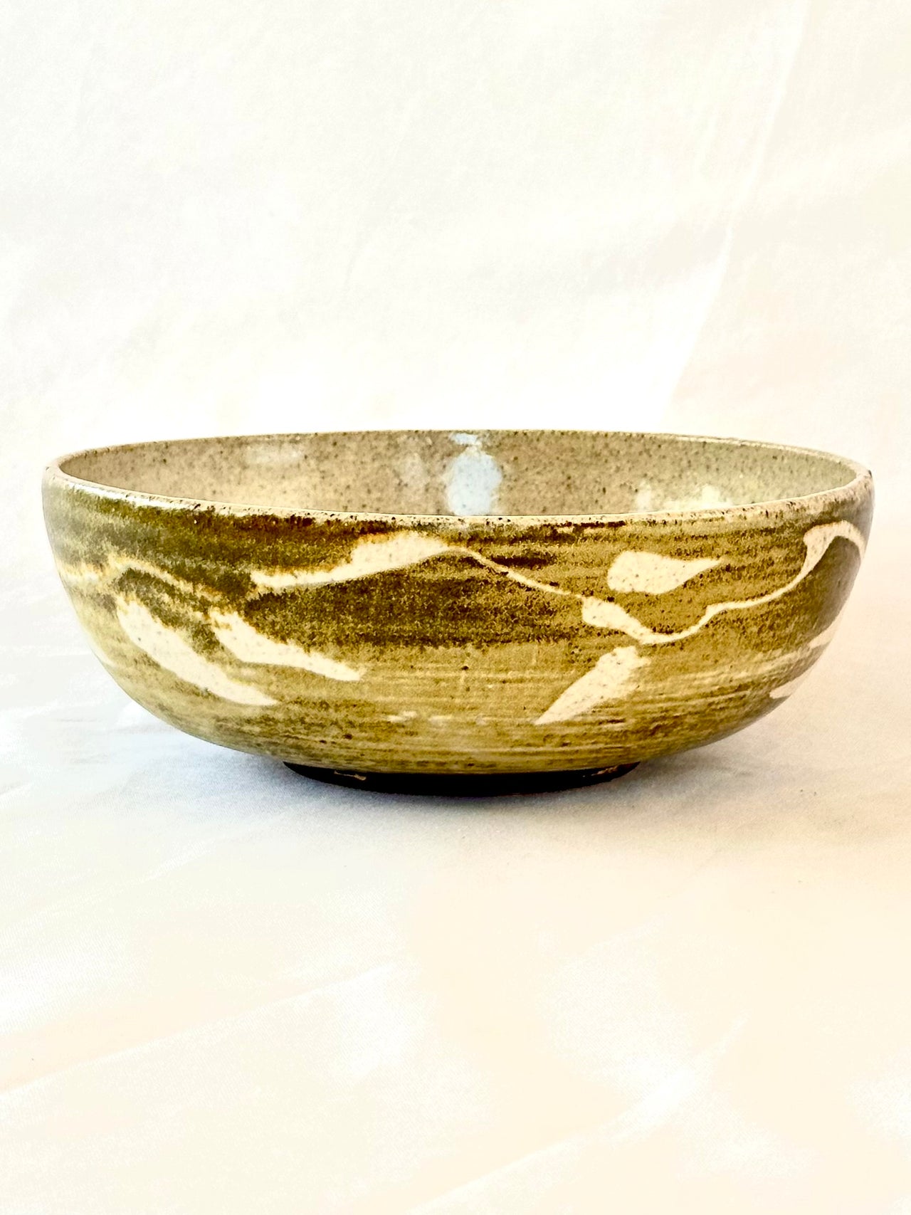 Vintage Glazed Ceramic Bowl