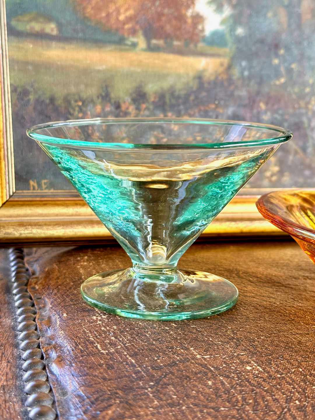 Recycled Handblown Martini Glass