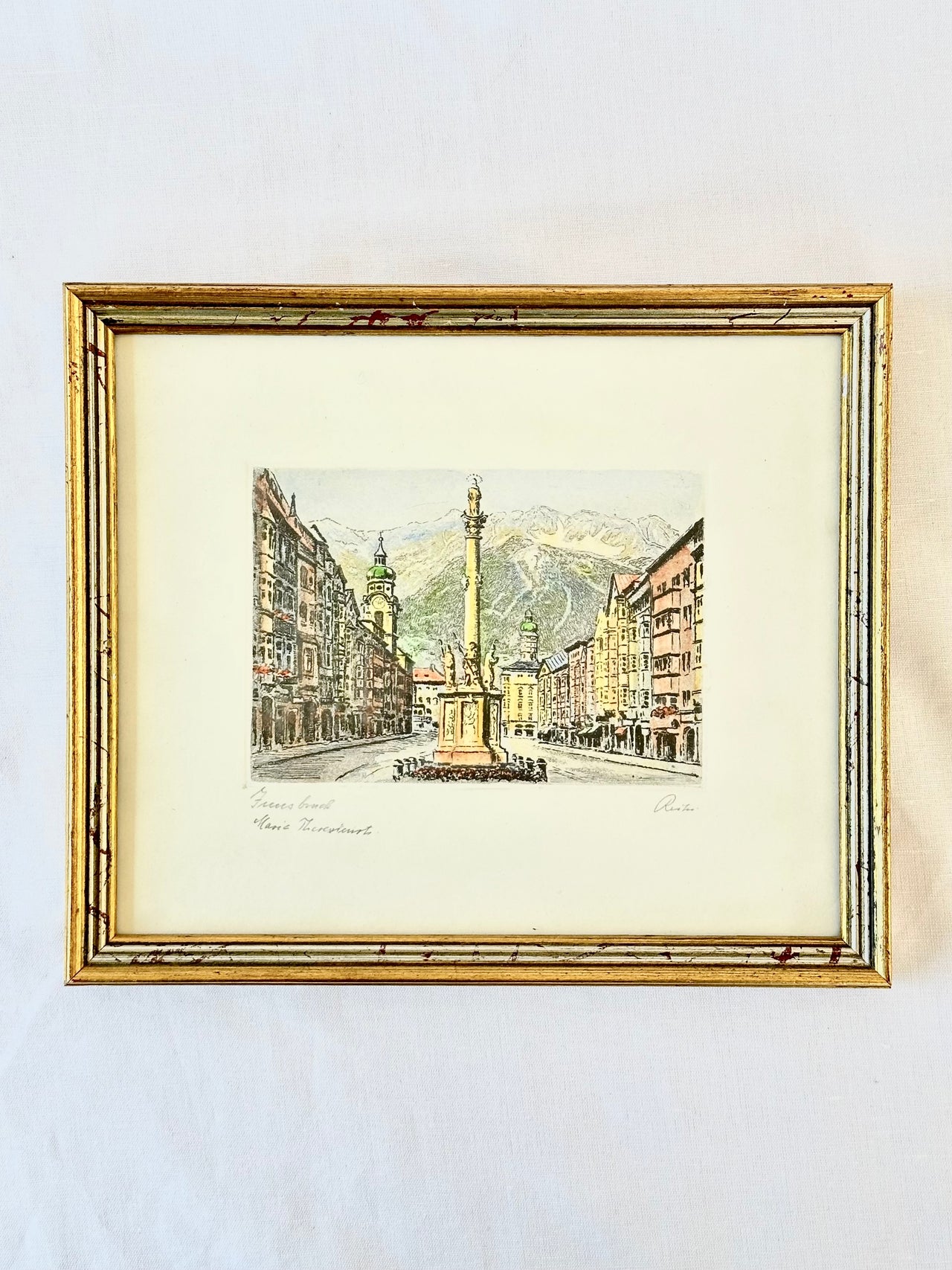 Original Innsbruck Lithograph