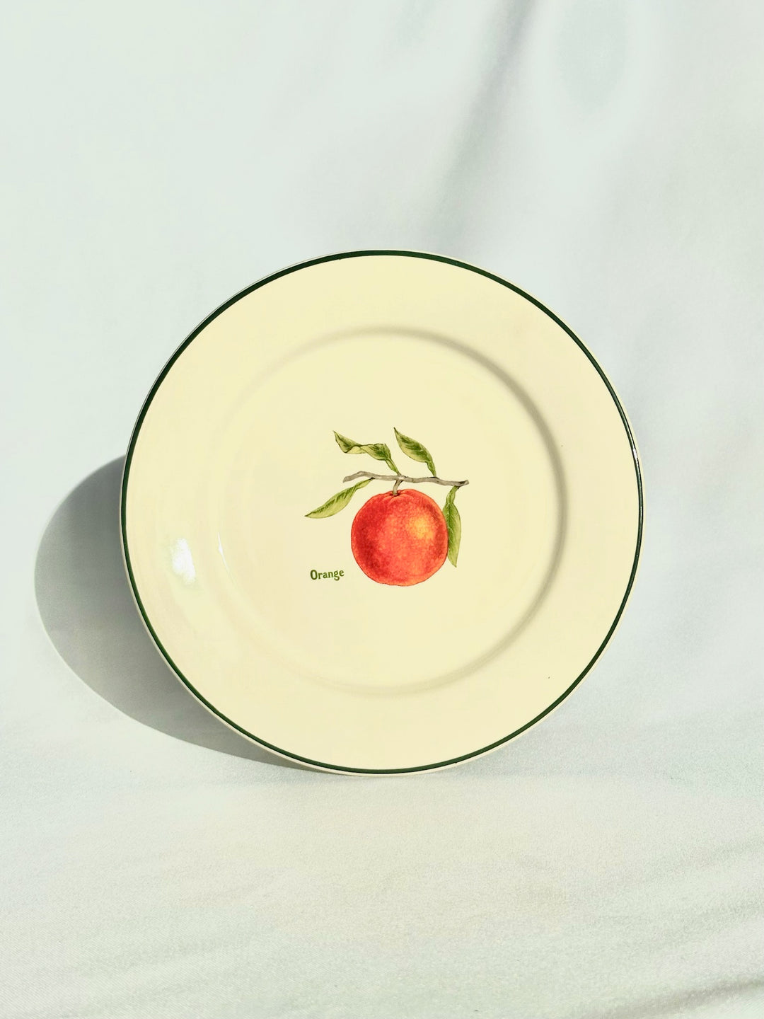 Vintage Fruit Dessert Plates (Set of 6)