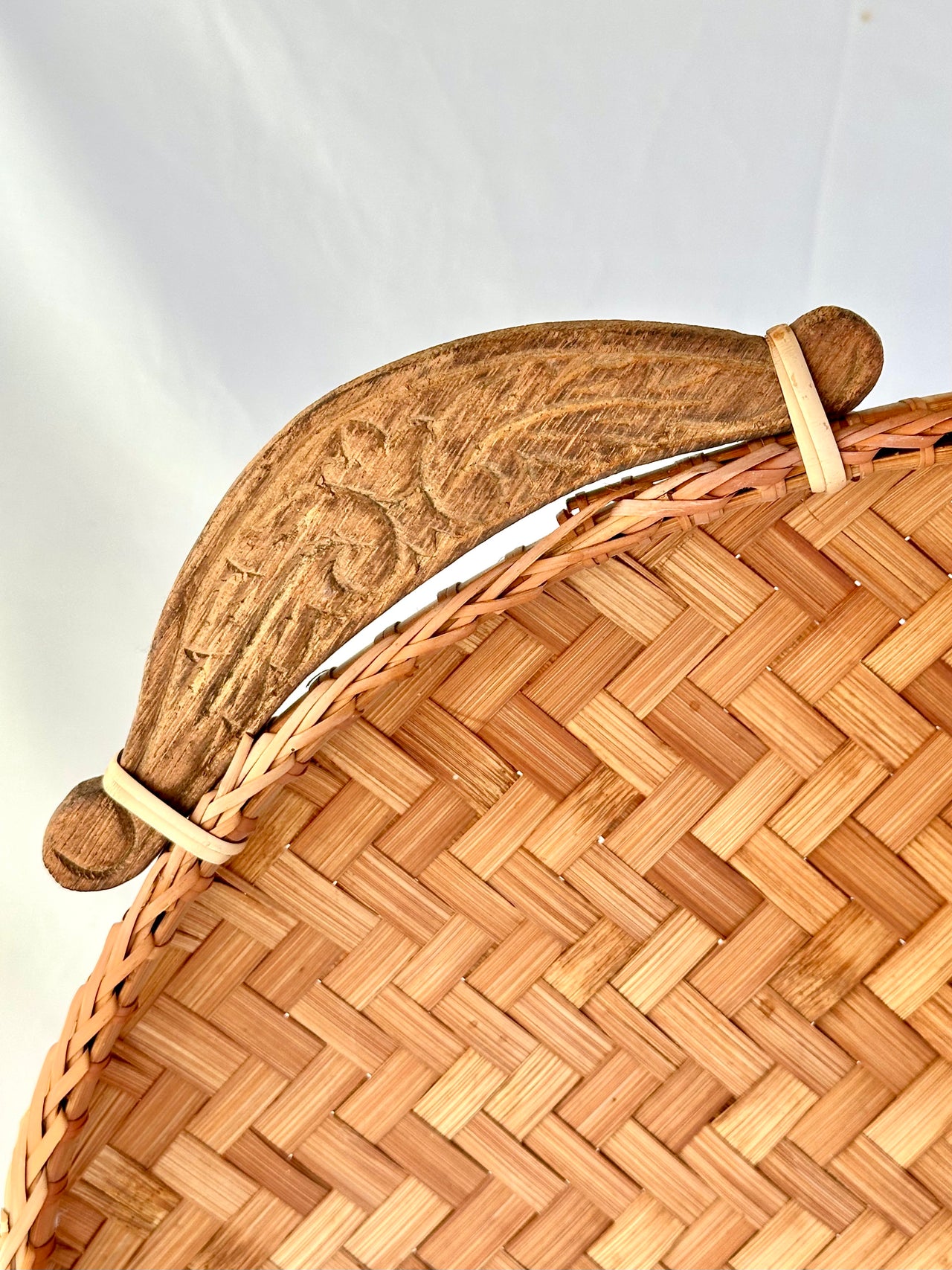 Handwoven Tray with Handles