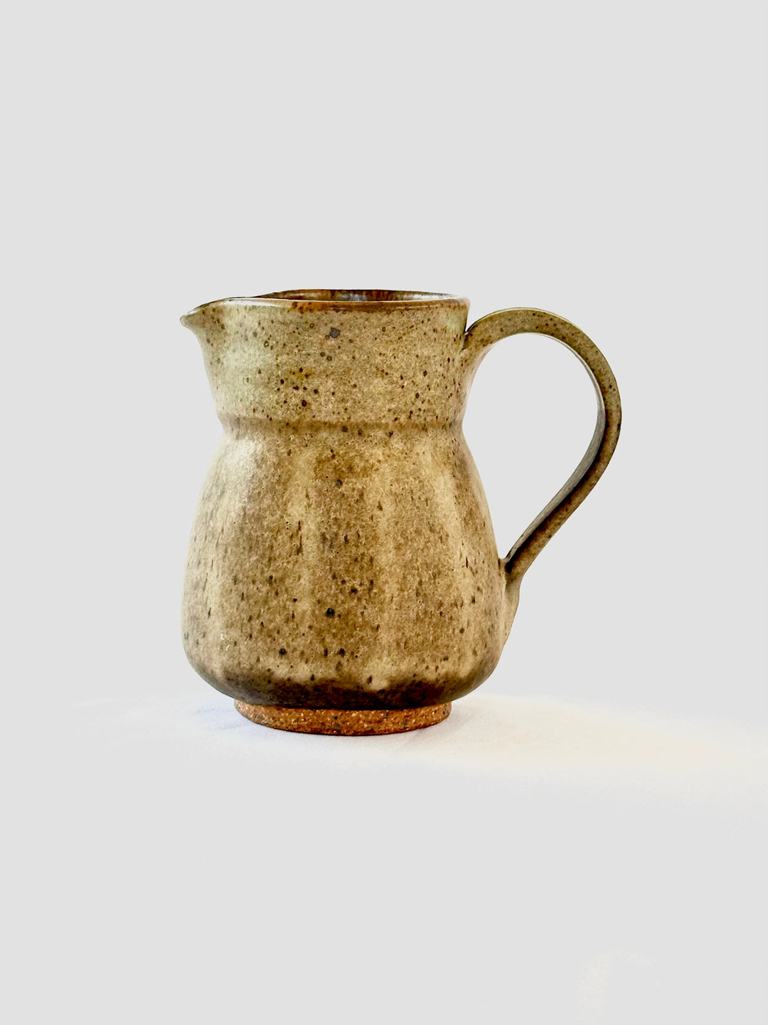 Handmade Small Ceramic Pitcher with Handle