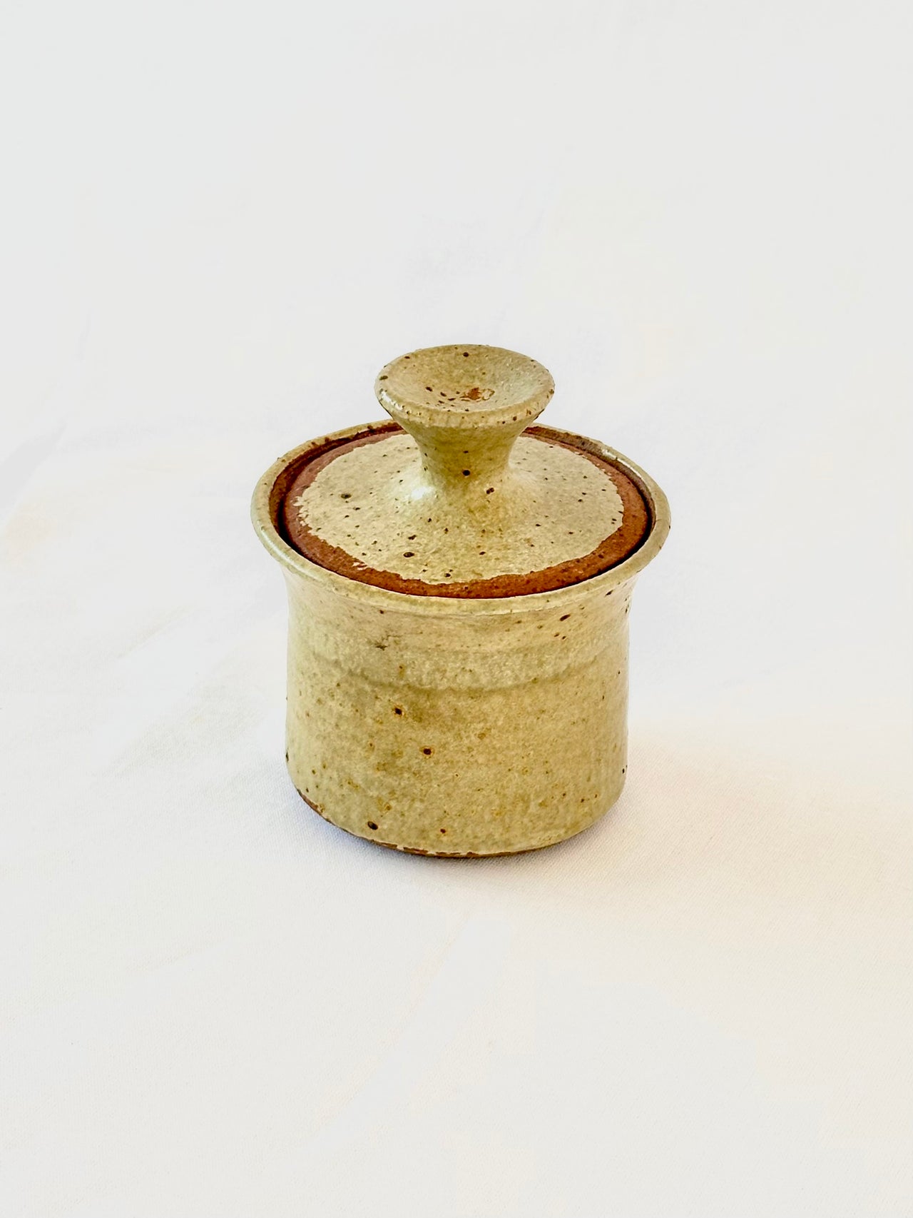 Handmade Ceramic Sugar Bowl with Lid