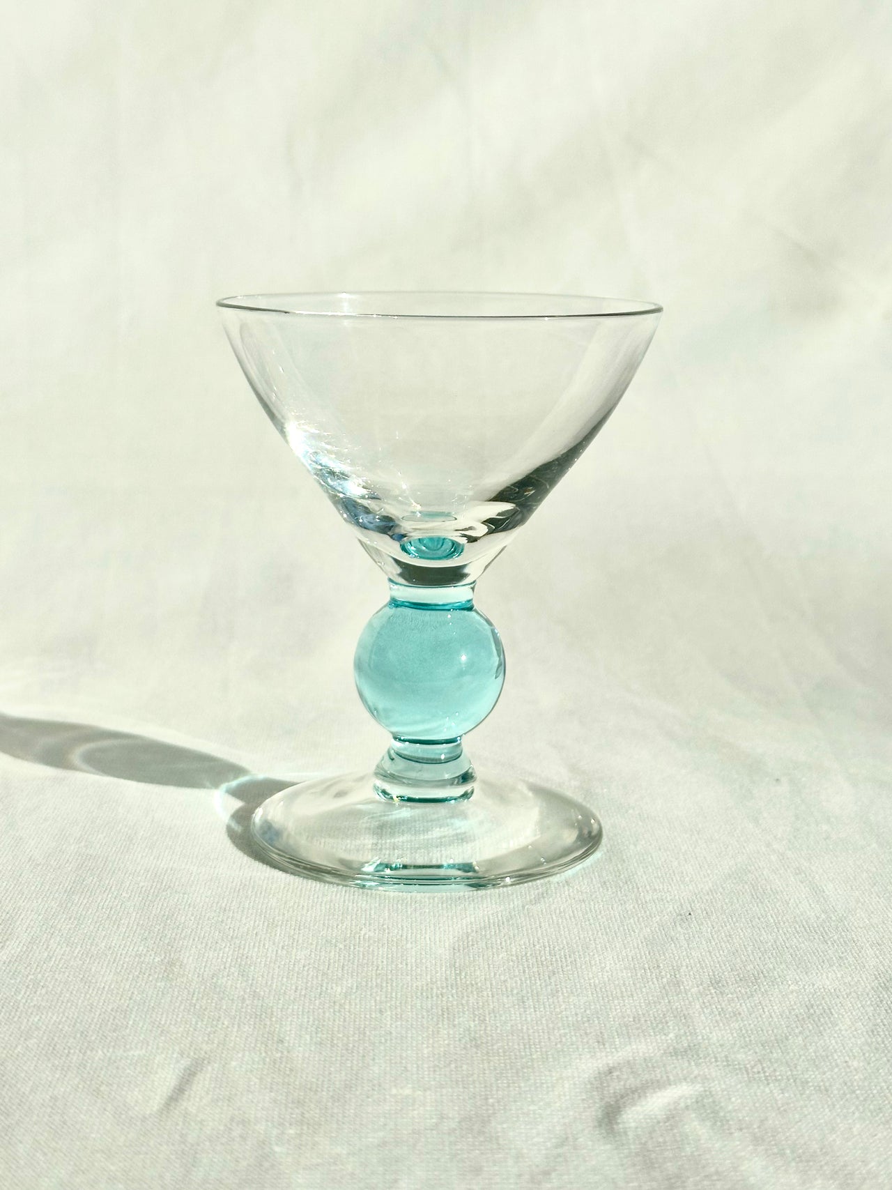 Cerulean Champagne Coupe