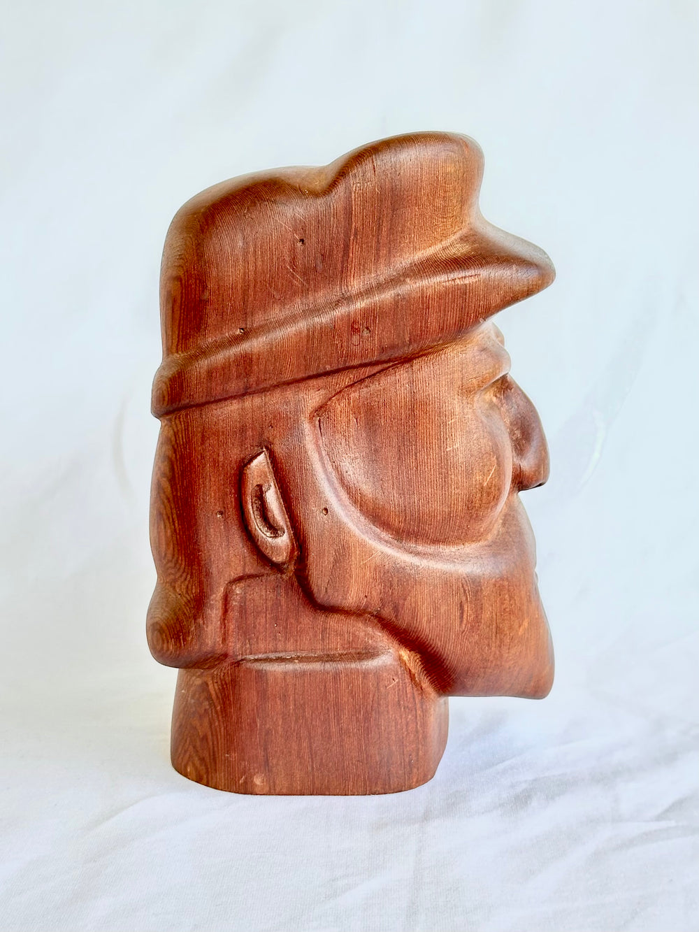 Hand-Carved Wood Salty Sailor