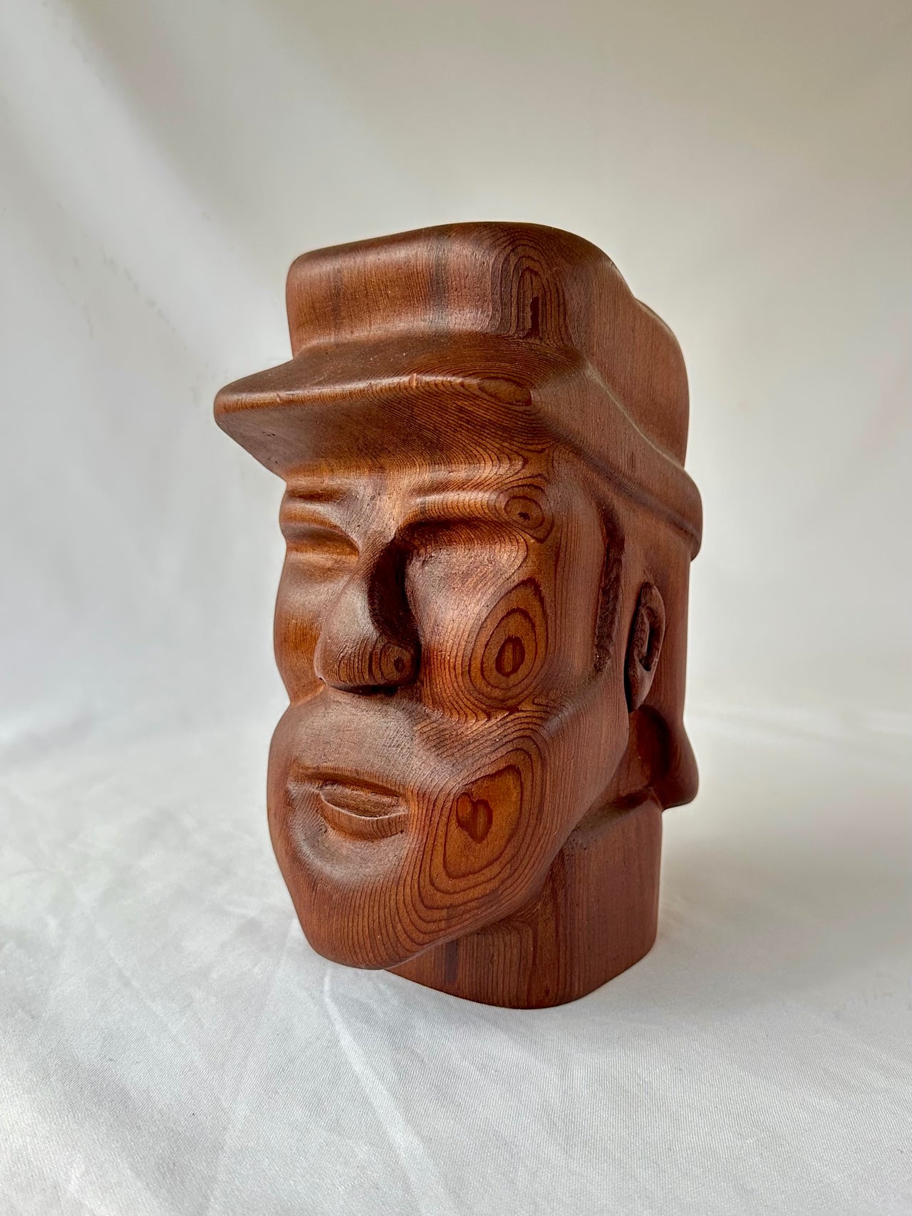 Hand-Carved Wood Salty Sailor