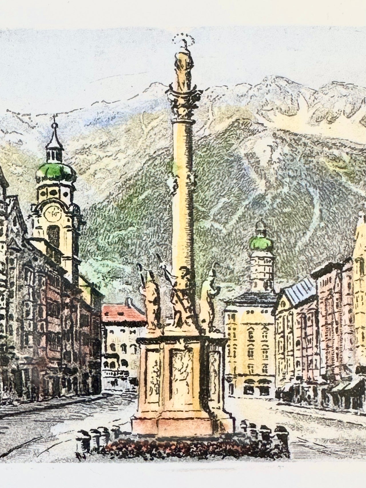 Original Innsbruck Lithograph