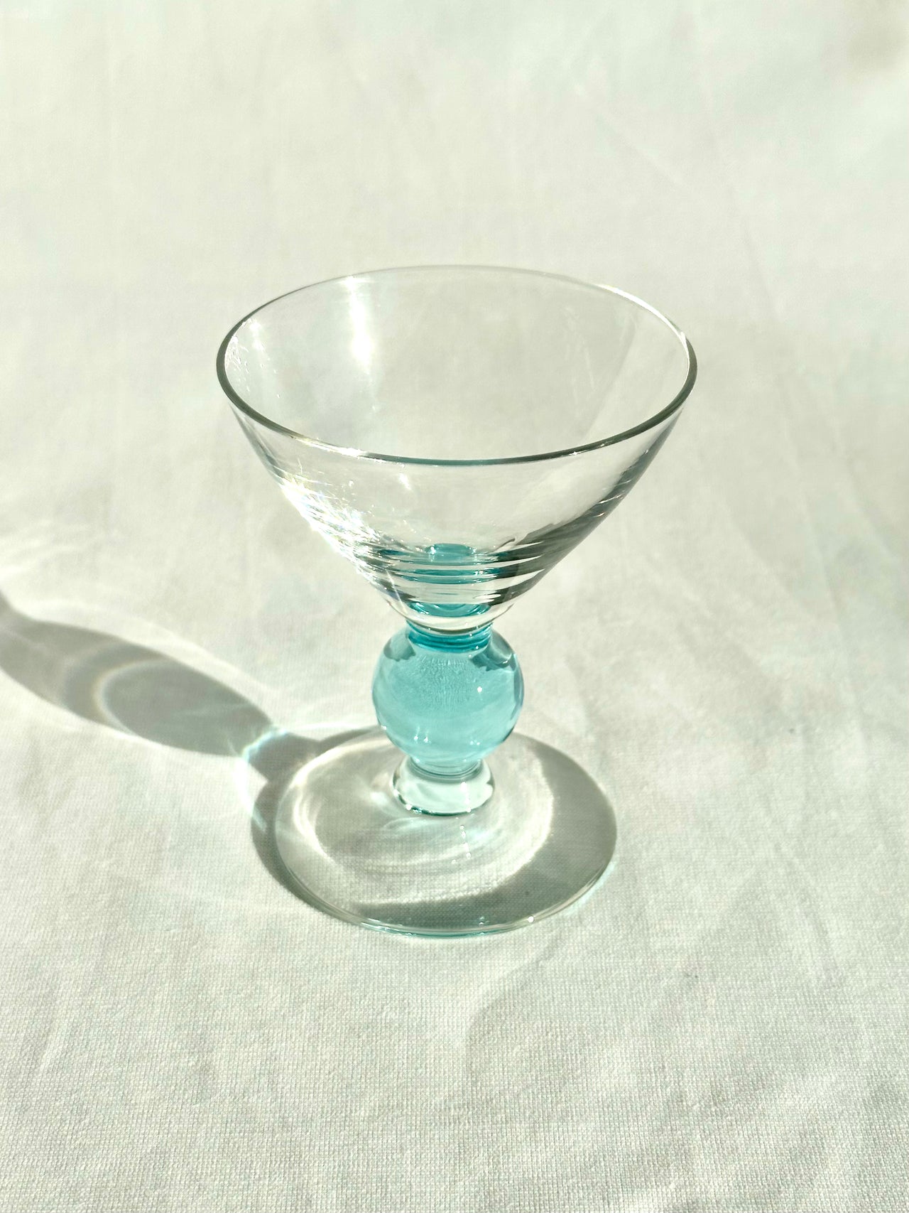 Cerulean Champagne Coupe