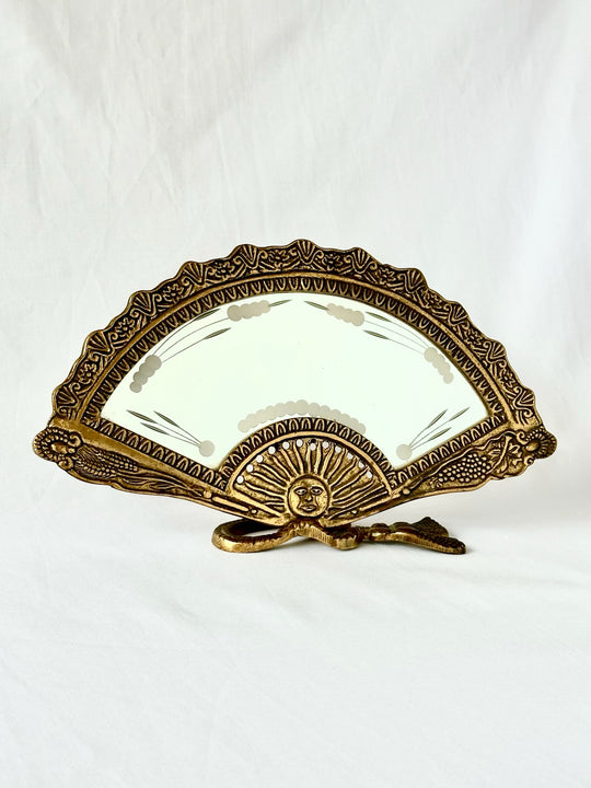 Bronze Fan Mirror