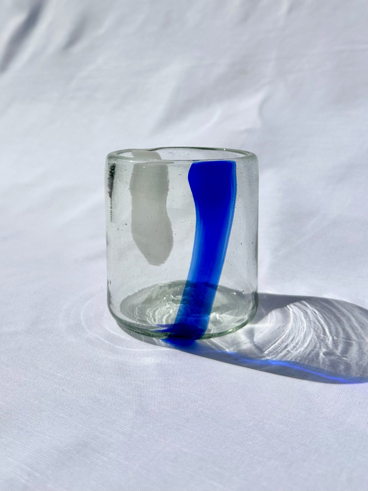 Hand Blown Azul Tumbler